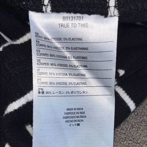 Volcom Black and White Striped Tank Top - Picture 9 of 10